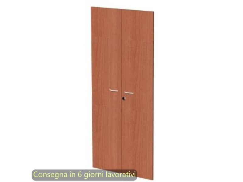 Coppia ante con serratura in melaminico per mobile Presto ciliegio arabis Artexport 80×175 cm – 60075M/H