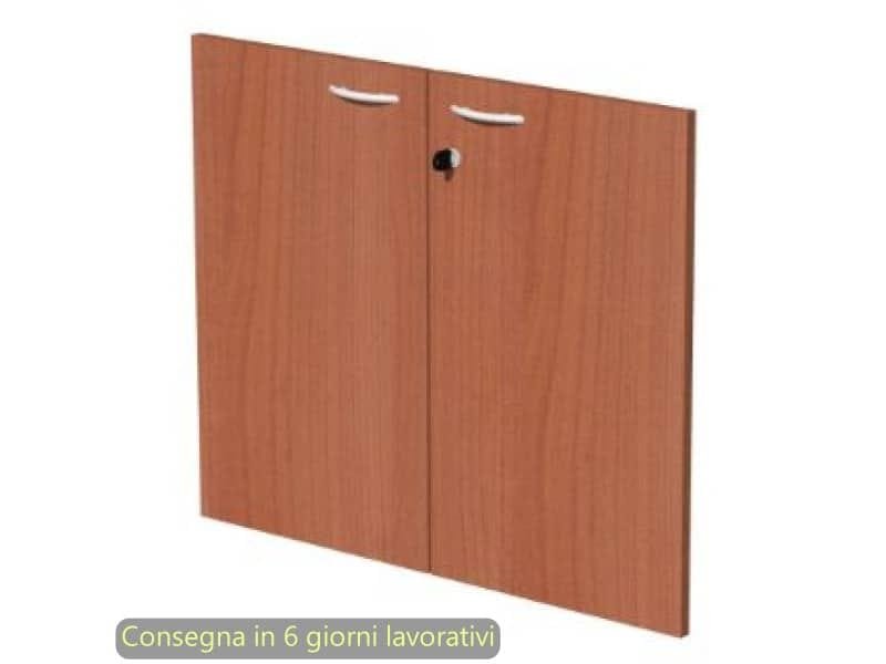Coppia ante con serratura in melaminico per mobile Presto ciliegio arabis Artexport 80×67 cm – 60067M/H