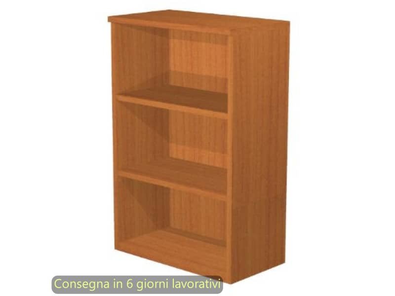 Mobile a giorno medio 2 ripiani regolabili 80x35xH.120 cm Presto Artexport ciliegio arabis – 035/H