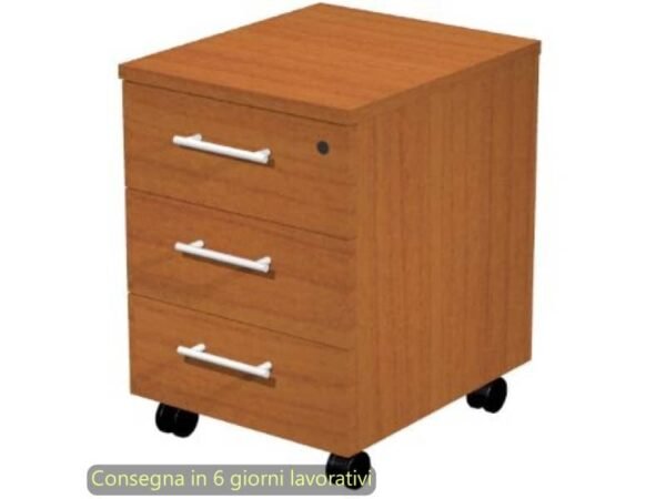 Cassettiera a tre cassetti smontata Presto 43x52x59,5 cm Artexport ciliegio arabis - 60021/H