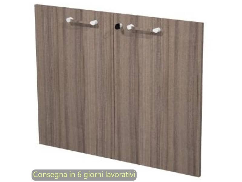 Coppia ante per mobile basso 90xH.70,4 cm Giunone Artexport noce toscano 35067/N