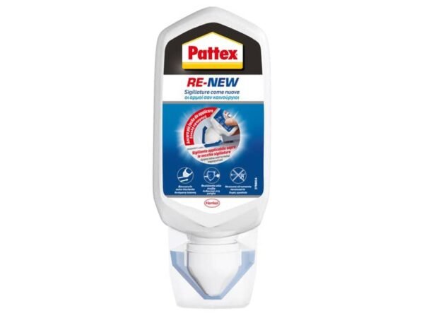 Colla silicone bagno sano Renew 2.0 Pattex 80 ml bianco 2760634
