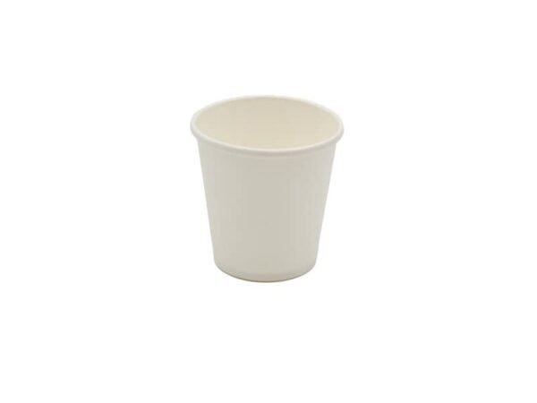 Bicchiere bianco in cartoncino PAP - 2,5gr - › 62 mm - conf. 50 pz Fibraware 120 ml/80cc - 61718