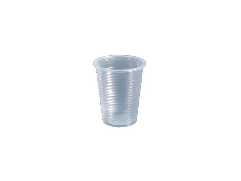 Bicchiere trasparente in PLA bio imbustati sing. – › 70 mm – conf. 750 pz – Special Pack IlipBio 200ml/200cc –