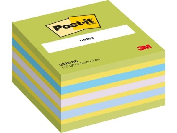 Foglietti riposizionabili Post-it© Notes Cubo Neon 76x76 mm assortiti 450 ff 2028-NB