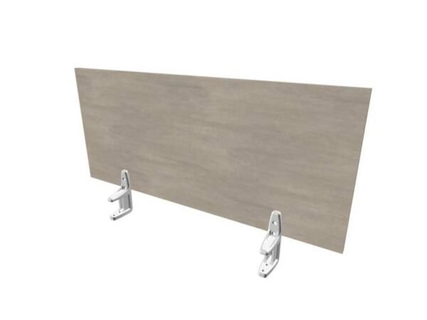 Pannello divisorio in melaminico cemento per scrivanie singole 100xH.42 cm linea Practika Quadrifoglio - CODI100-CL