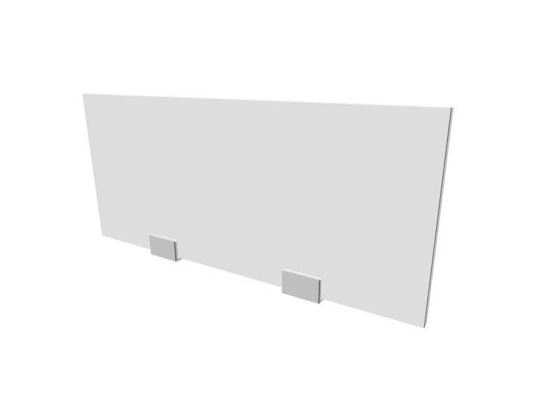 Pannello divisorio in melaminico grigio per bench 80xH.35 cm linea Practika Quadrifoglio – CODB080-GR