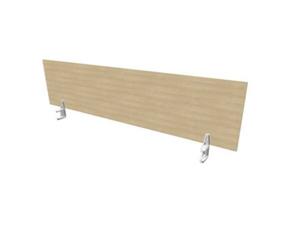 Pannello divisorio in melaminico rovere per scrivanie singole 180xH.42 cm linea Practika Quadrifoglio - CODI180-RK