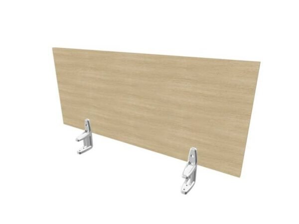 Pannello divisorio in melaminico rovere per scrivanie singole 100xH.42 cm linea Practika Quadrifoglio - CODI100-RK