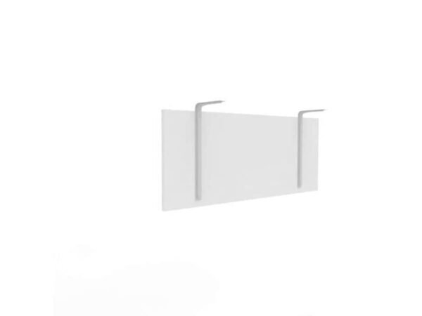 Pannello frontale in melaminico grigio 88,7xH.35,1 cm per scrivanie Practika Quadrifoglio - COFRA120-GR