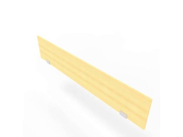 Pannello divisorio in melaminico faggio per bench 180xH.35 cm linea Practika Quadrifoglio - CODB180-FA