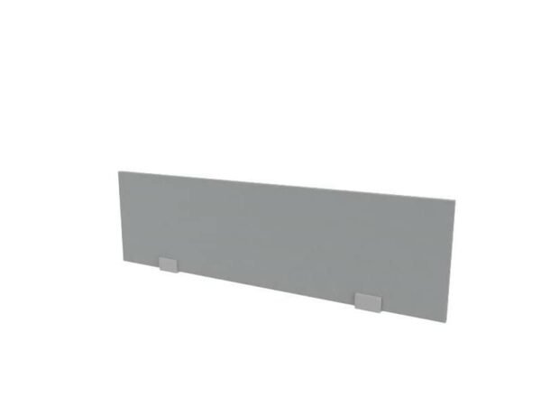Pannello divisorio rivestito in tessuto grigio 120xH.32 cm per bench linea Practika Quadrifoglio - CODBT120-B01-012