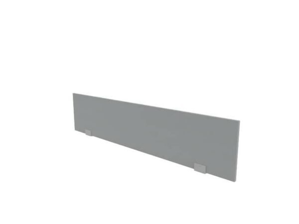 Pannello divisorio rivestito in tessuto grigio 160xH.32 cm per bench linea Practika Quadrifoglio - CODBT160-B01-012