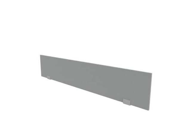 Pannello divisorio rivestito in tessuto grigio 180xH.32 cm per bench linea Practika Quadrifoglio - CODBT180-B01-012
