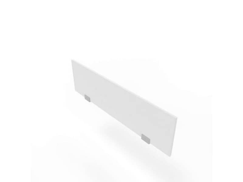 Pannello divisorio in melaminico bianco per bench 120xH.35 cm linea Practika Quadrifoglio – CODB120-BA