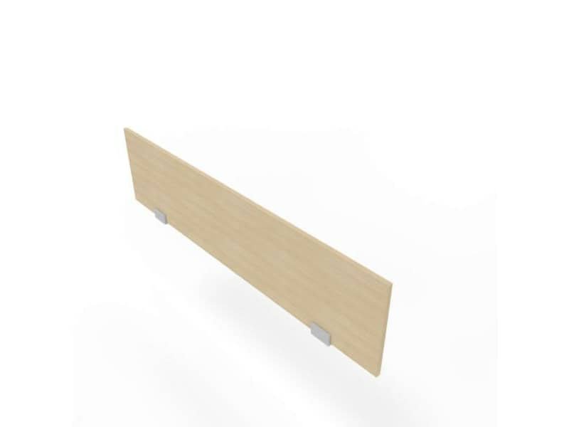 Pannello divisorio in melaminico rovere per bench 140xH.35 cm linea Practika Quadrifoglio – CODB140-RK