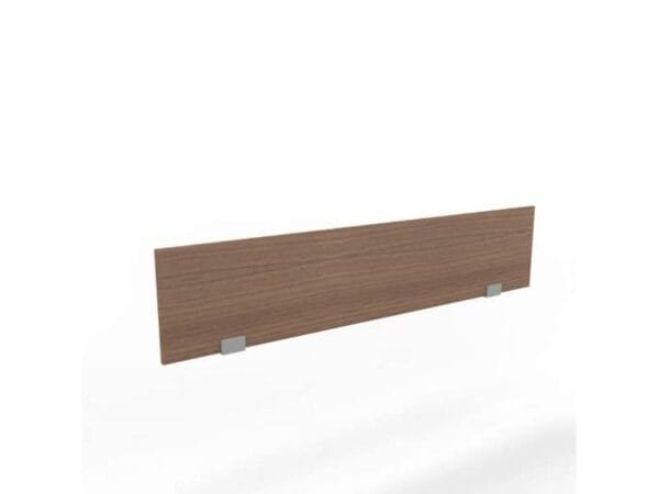 Pannello divisorio in melaminico noce per bench 160xH.35 cm linea Practika Quadrifoglio - CODB160-NO
