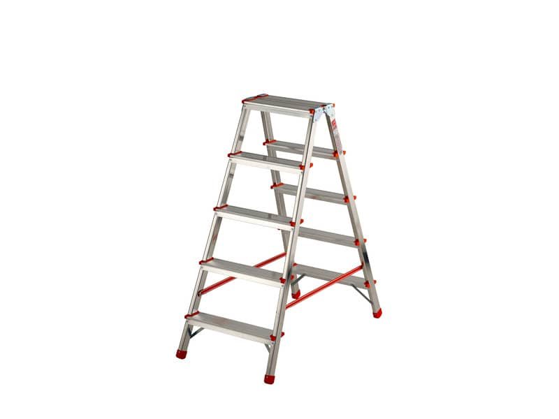 Sgabello doppio Stylo in alluminio Gierre 4 gradini + piano – 0.46xH.1.04 m BA230