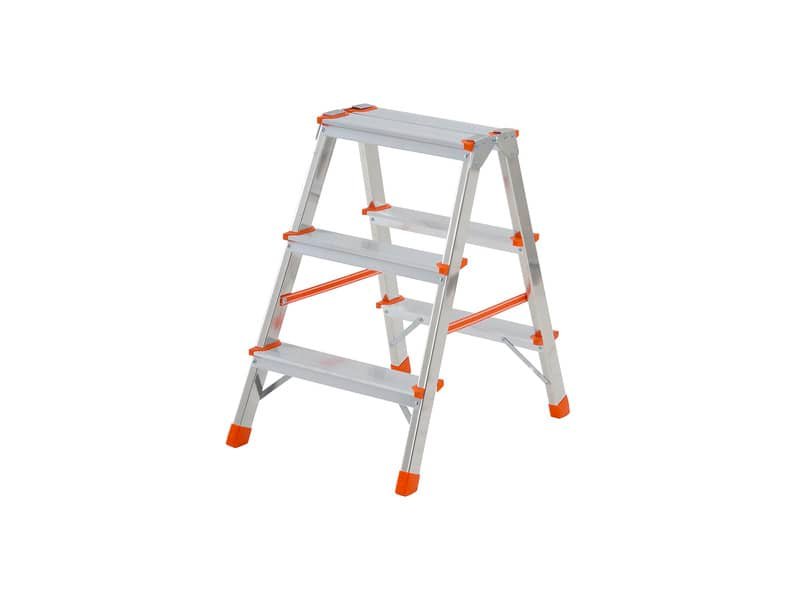 Sgabello doppio Stylo in alluminio Gierre 2 gradini + piano – 0.41xH.0.61 m BA210