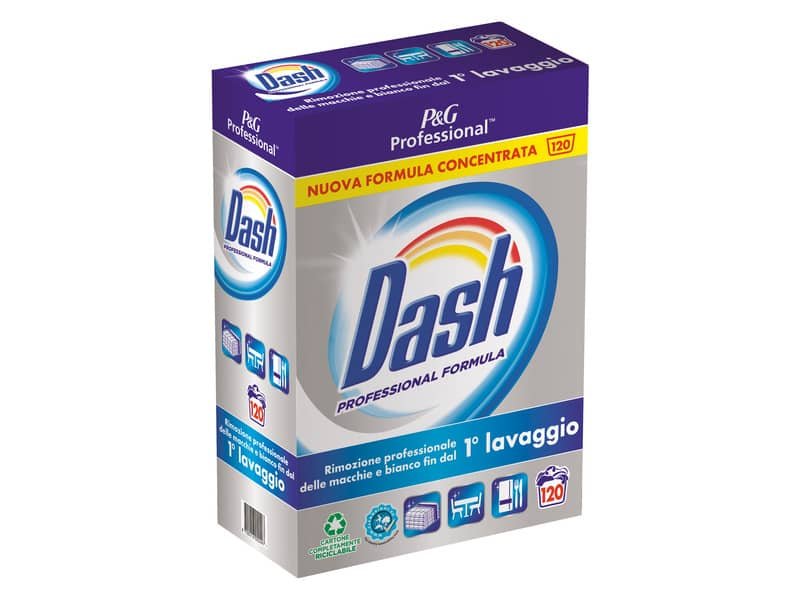 Detersivo in polvere professionale Dash 120 misurini – 6 Kg – PG230
