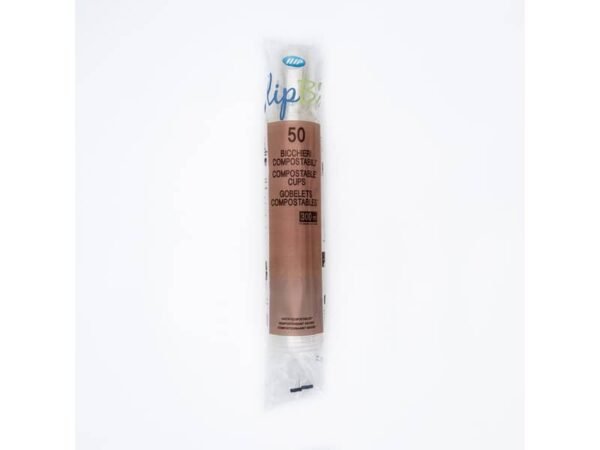 Bicchieri trasparenti IlipBio compostabili in PLA BIO  300 cc - conf. 50 pezzi - 61861