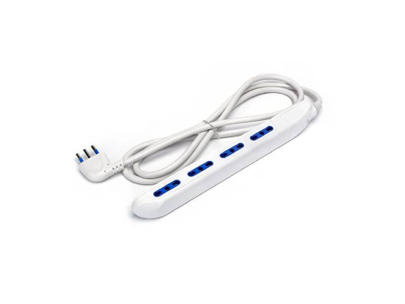 Multipresa stretta con interruttore 16A – cavo 1,5 m – bianco Aigostar a 4 vie P17/11 – 196837