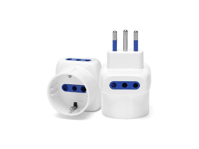 Adattatore a 3 vie 10A – bianco Aigostar 2 vie P11 & 1 via P30 218973