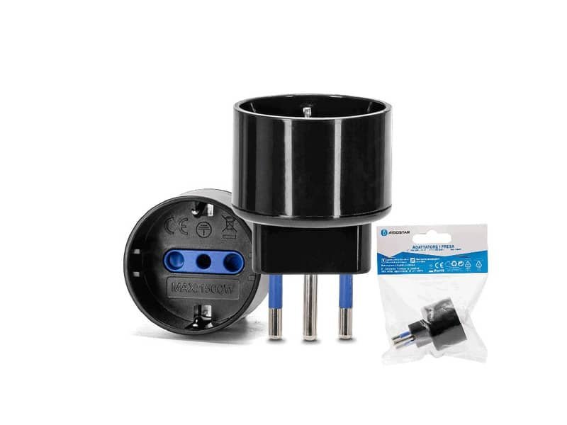 Adattatore a 1 via P30 Aigostar 10A – nero 228835