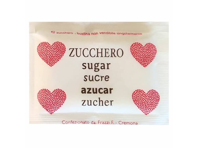 Zucchero bianco in bustine con soggetto generico Frazzi conf. da 200 pezzi – 01PZ200