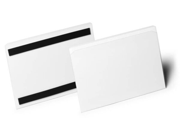 Buste per identificazione Durable Hard Cover con bande magnetiche 210x148 mm in conf. 10 pz - 1198-19