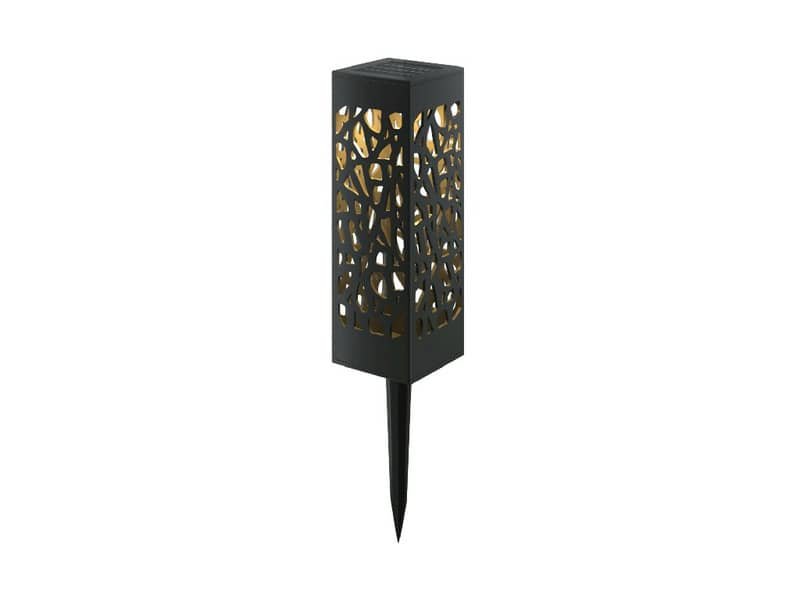 Lampioncino LED in plastica con pannello solare e sensore crepuscolare Aigostar luce calda – lanterna – B10201J9R