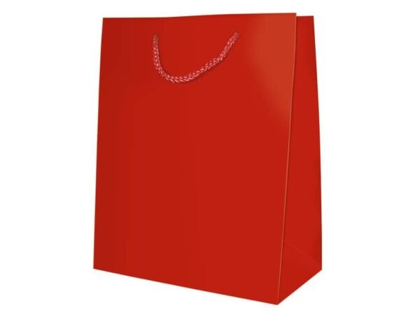 Sacchetti da regalo rosso opaco Biembi misura  S - 12x15x5 cm conf. 6 pezzi - BXS202O20A