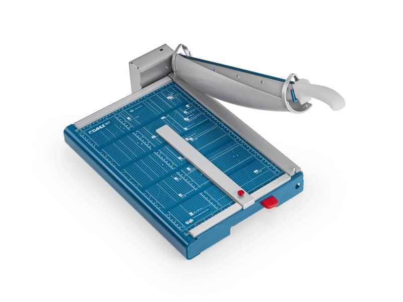 Taglierina a leva Dahle con pressino automatico blu luce 460-3,5 mm R000867