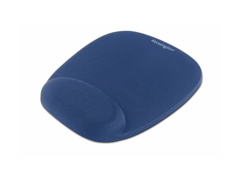 Tappetino per mouse con poggiapolsi in schiuma Kensington blu 64271