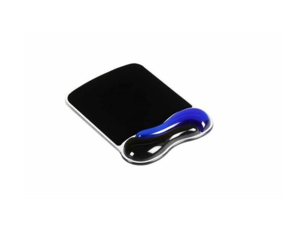Tappetino per mouse Kensington Duo Gel Wave nero/blu 62401