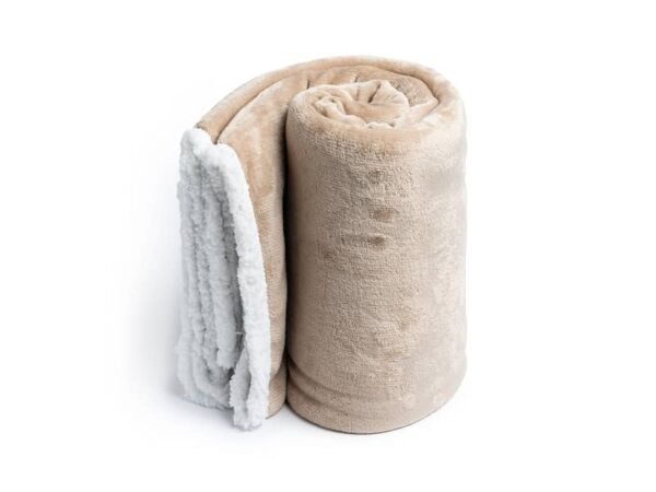 Coperta fleece e sherpa Liriope - beige/bianco 1403013