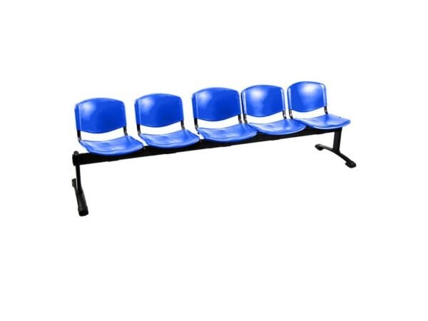 Panca 5 posti attesa Unisit Dado D5P5P - PPL blu D5P5P/BL