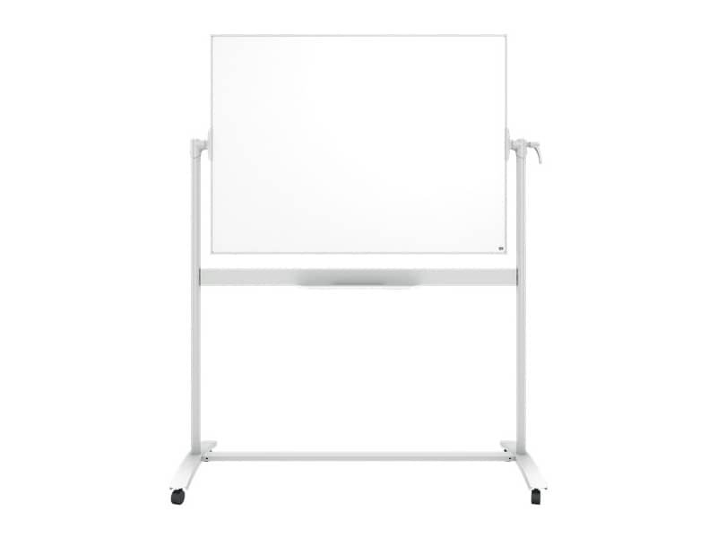 Lavagna bianca magnetica su ruote Nobo Classic 120×90 cm – smaltata 1901033