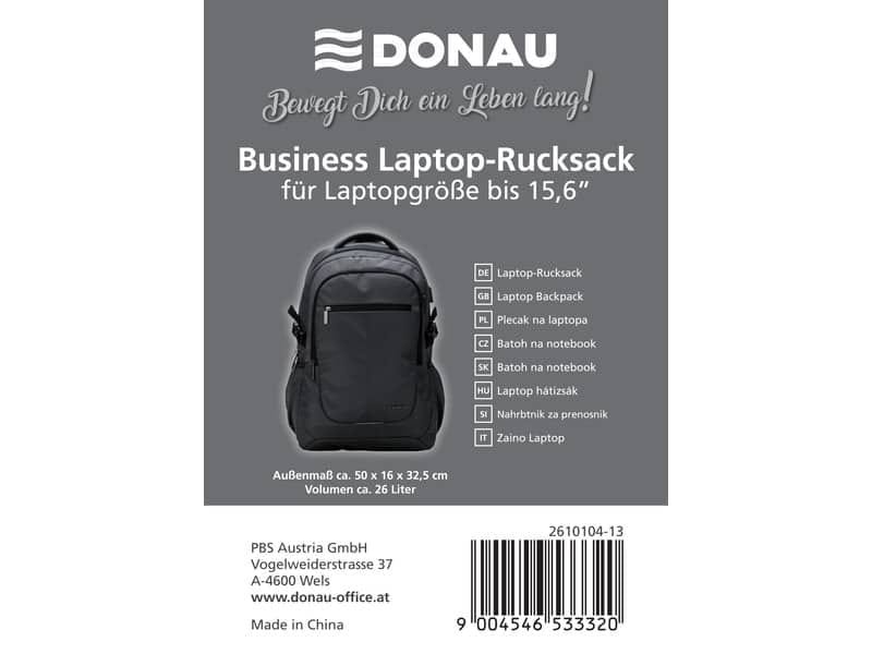 Zaino porta PC Donau Business 15,6” grigio scuro 322268
