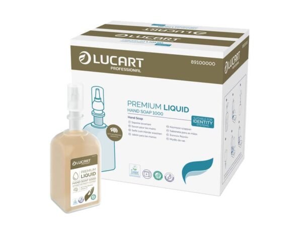 Ricarica sapone liquido Lucart Professional 6x1L Premium per dispenser Identity Soap - 89100000