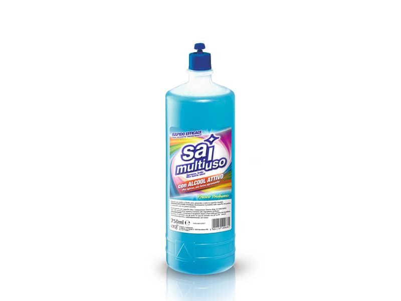 Detergente multiuso con alcool attivo SAI 0,75 L 0502021