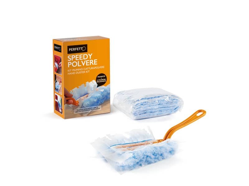 Piumino Perfetto Speedy polvere manico + 5 ricambi 12840