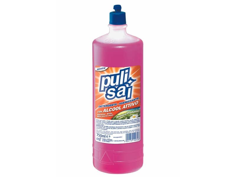 Detergente igienizzante superfici dure con alcool attivo SAI 0,75 L 0502023
