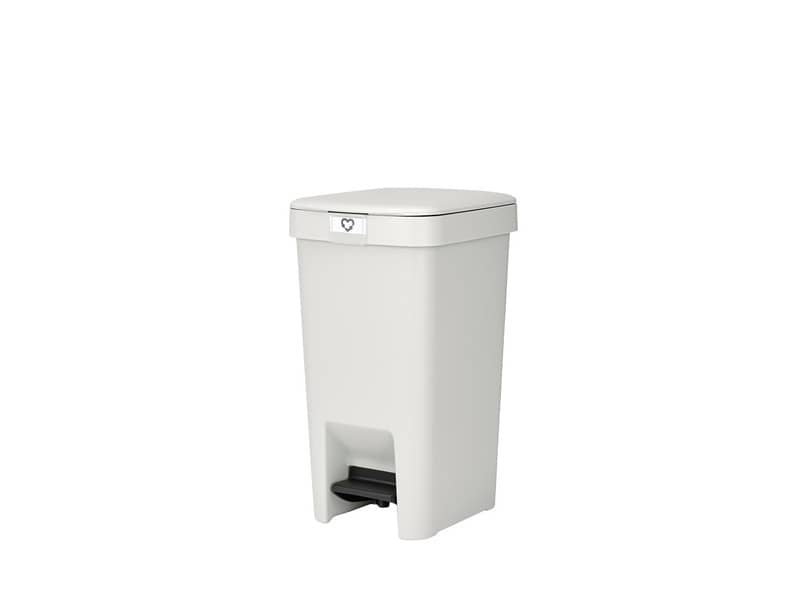 Pattumiera a pedale Brabantia StepUp per raccolta differenziata – capacit… 10 L – light grey – 800245