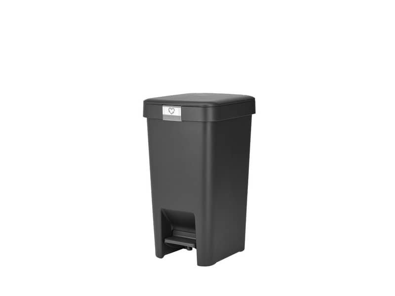 Pattumiera a pedale Brabantia StepUp per raccolta differenziata – capacit… 10 L – dark grey – 800344