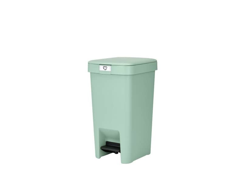 Pattumiera a pedale Brabantia StepUp per raccolta differenziata – capacit… 10 L – jade green – 800368