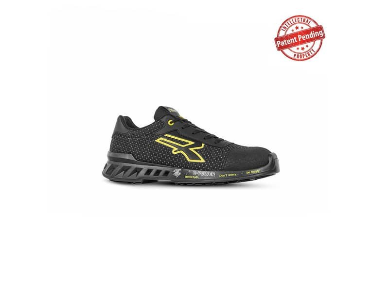 Scarpe antinfortunistiche leggere con puntale Airtoe© Aluminium Matt S3 SRC CI ESD giallo-nere U-Power 36 – RV20014-36