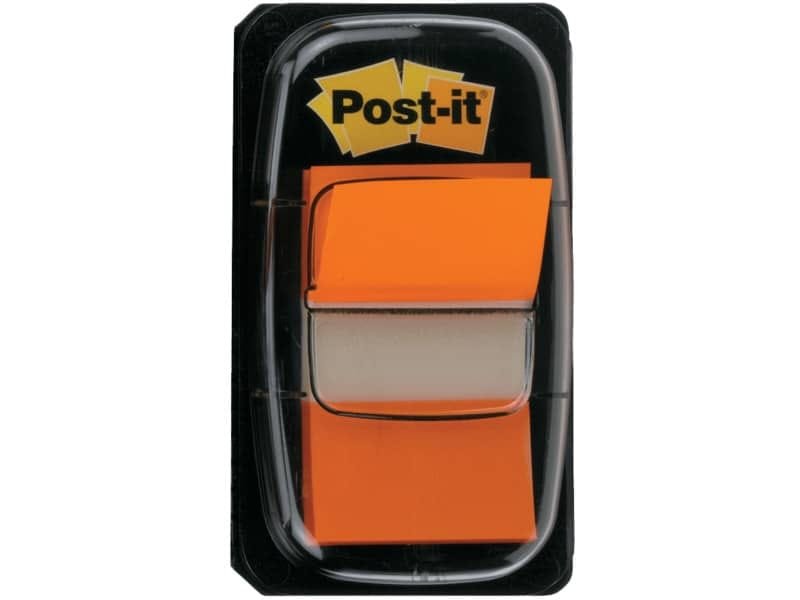 Segnapagina removibili Post-it© Index Medium con dispenser arancione 50 segnapagina – 680-4