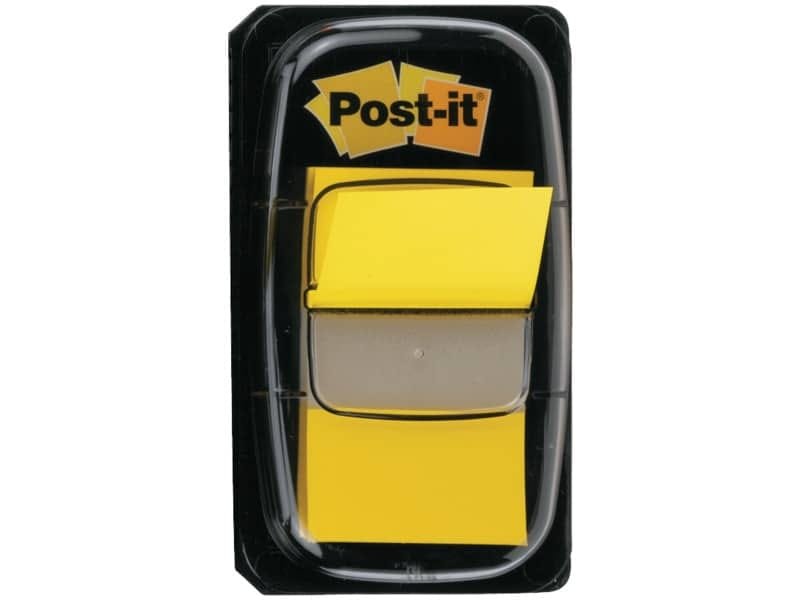 Segnapagina removibili Post-it© Index Medium con dispenser giallo 50 segnapagina – 680-5