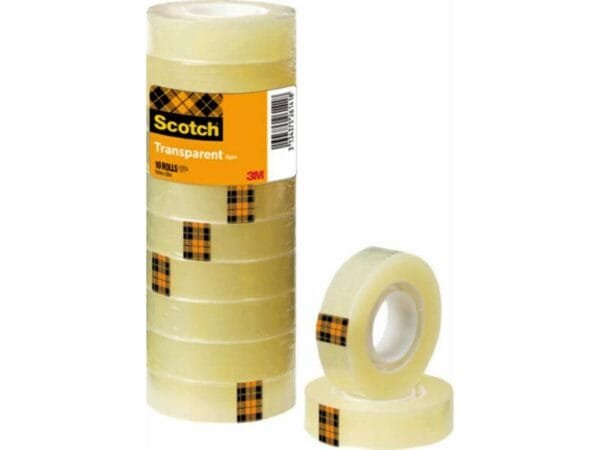 Nastro adesivo Scotch© 508 15 mm x 33 m trasparente torre da 10 rotoli 508-1533S
